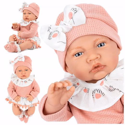 Interactive Baby Doll 41 cm – Talks & Comes with Pacifier – Realistic