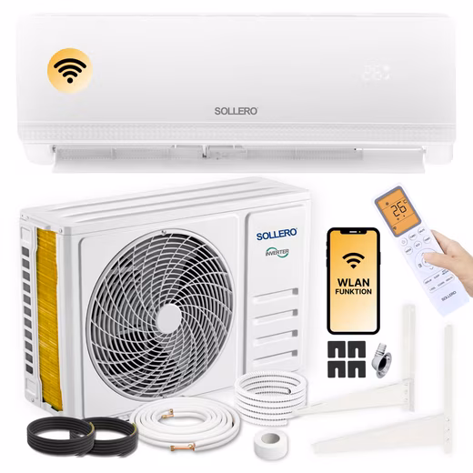 Split Air Conditioner Inverter Split Air Conditioner 12000 BTU R32 3.5 kW 2-in-1 Cooling and Heating