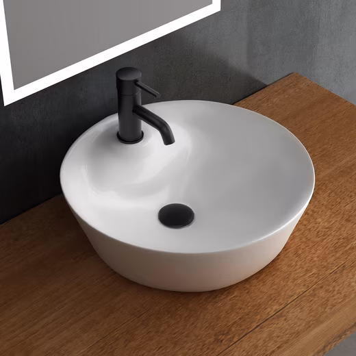 Countertop washbasin Oval washbasin - Washbasin washbasin white
