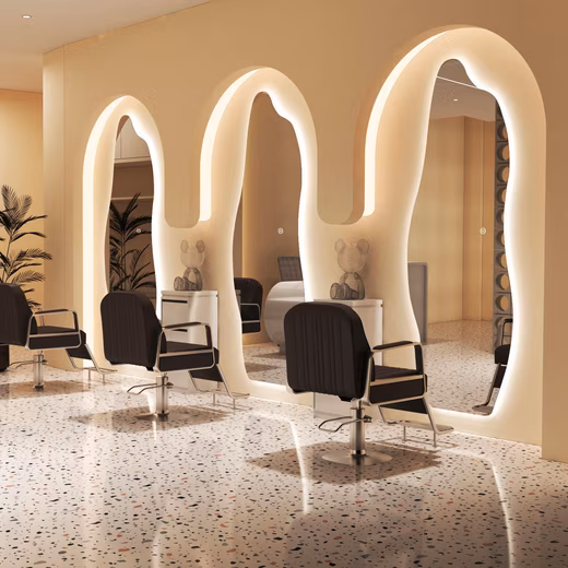 Mirror Large for Barber Shop Barber Mirror Hotel Bedroom Living Room