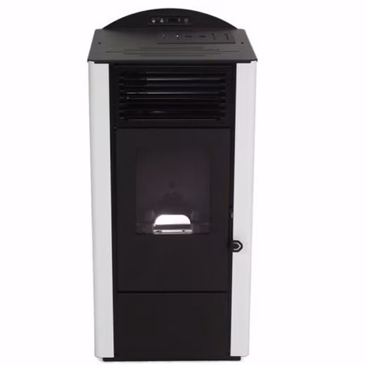 Pellet stove, 9.5kW pellet fireplace, pellet heating system, fireplace stove A+ 56302 - Image 2