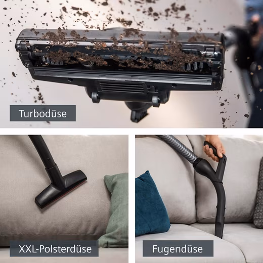 Vacuum cleaner iQ300 plus VSP3T212, Made in Germany, hygiene filter, compact - Image 9