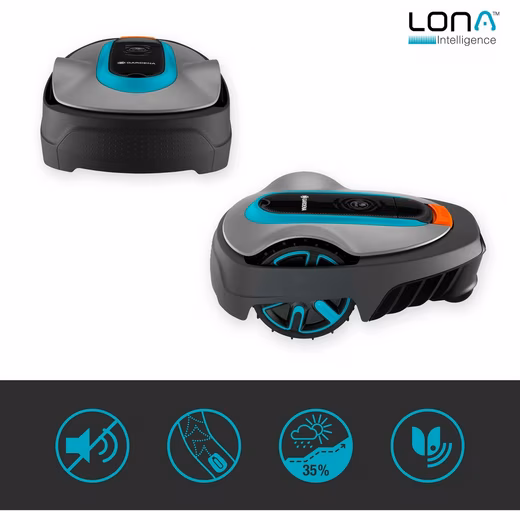 GARDENA robotic lawnmower smart SILENO city 600m² set - Image 4