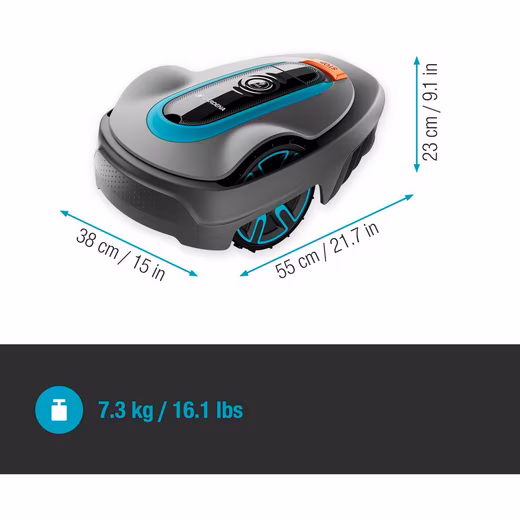 GARDENA robotic lawnmower smart SILENO city 600m² set - Image 3