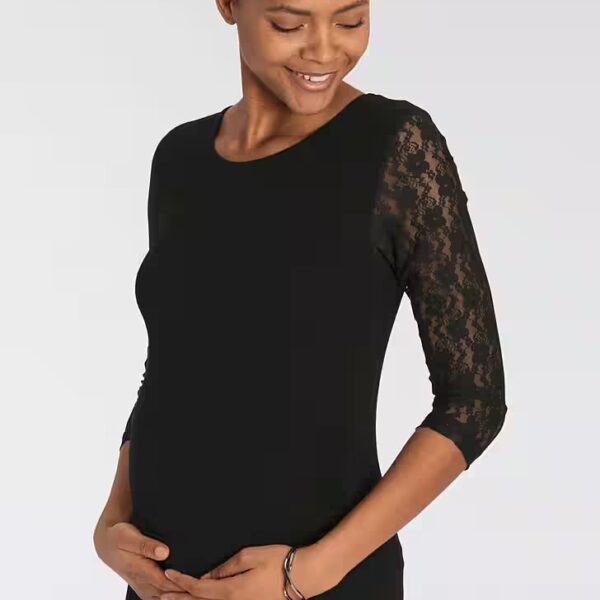 Maternity shirt, for pregnancy and breastfeeding