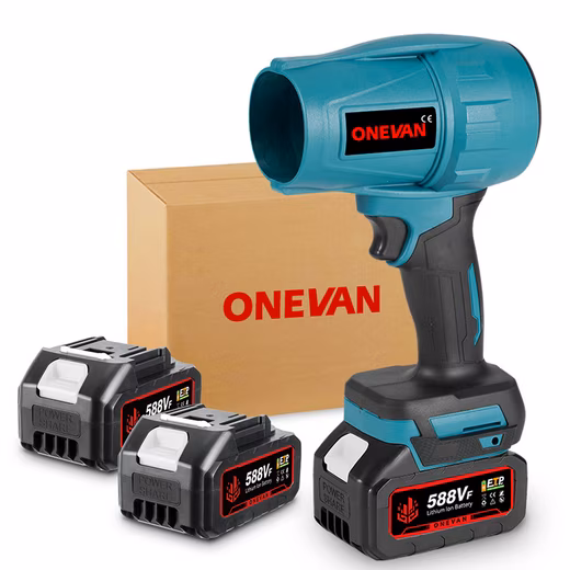 Cordless Blower Brushless Turbo Jet Fan, Portable Cordless Leaf Blower