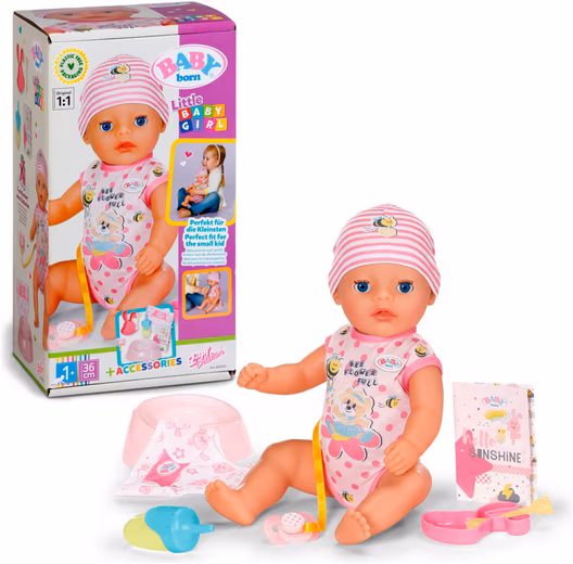 Baby doll Little Baby Girl, Lena, 36 cm