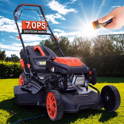 Petrol lawnmower with drive BR532 – 7.0HP (5.1kW) 224ccm with drive