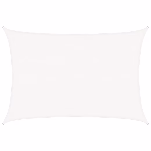 Sun sail, 160 g/m², white, 3.5 x 4.5 m, HDPE
