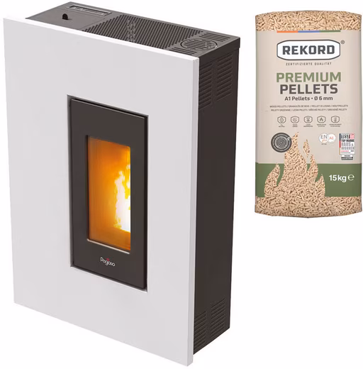 Pegaso » Madison 5« pellet stove, 2.5-5.2 kW, room air independent