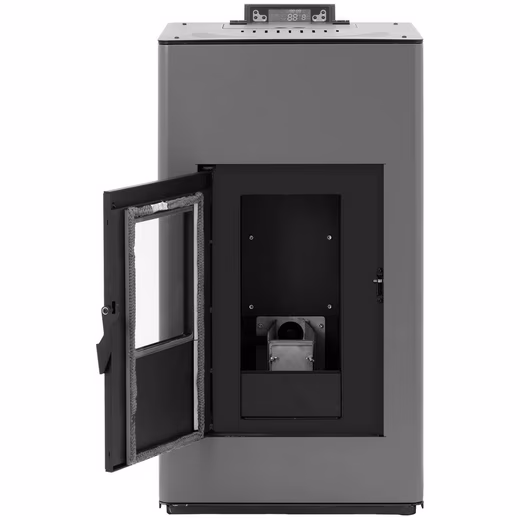 Pellet stove, water-bearing pellet stove, 20 kW, 380 m³, 25 l water, pellet fireplace stove - Image 2