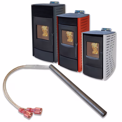 Pellet stove glow plug for pellet stoves P6, P9 & P12