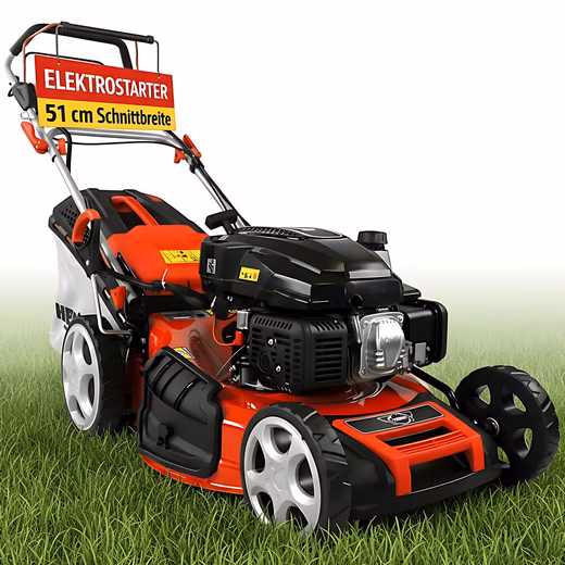 Petrol lawnmower 551 SXE with wheel drive and electric start
