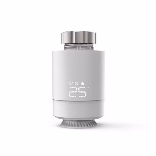 Smart heating thermostat for Wi-Fi heating control, with adapter for smart home station