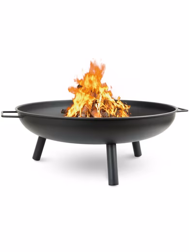 Metal fire bowl Ø58 cm – fire pit/fire basket for garden & camping
