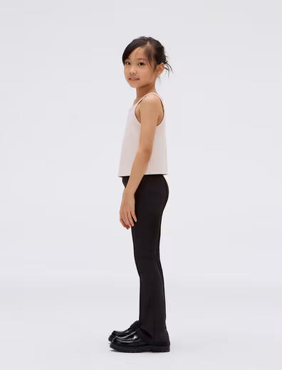 Sweatpants PUNTO FLARE TAPE PANTS with seam detail at the front