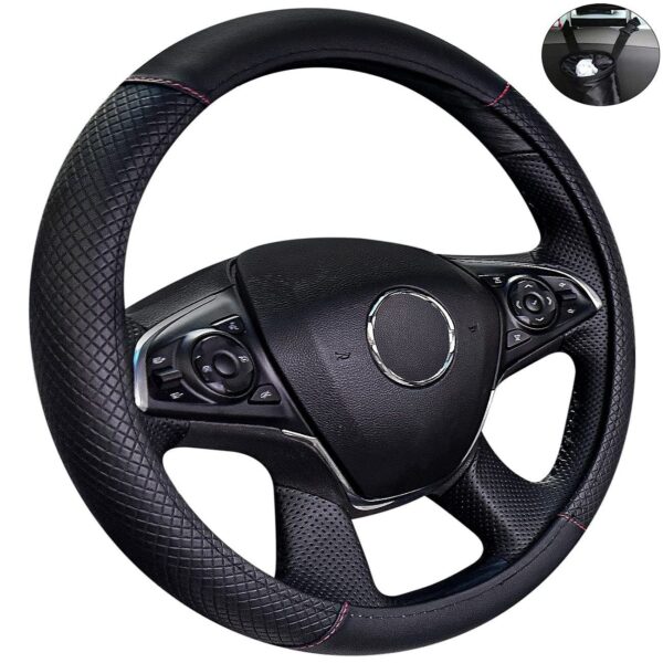 Steering wheel cover 15'' car steering wheel protector steering wheel cover heavy duty anti-slip
