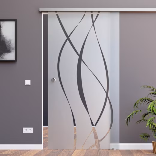 Sliding glass door M6