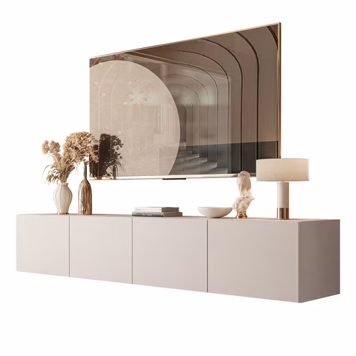 Lowboard COLGANTE CASHMERE 200 cm TV cabinet with LED lighting