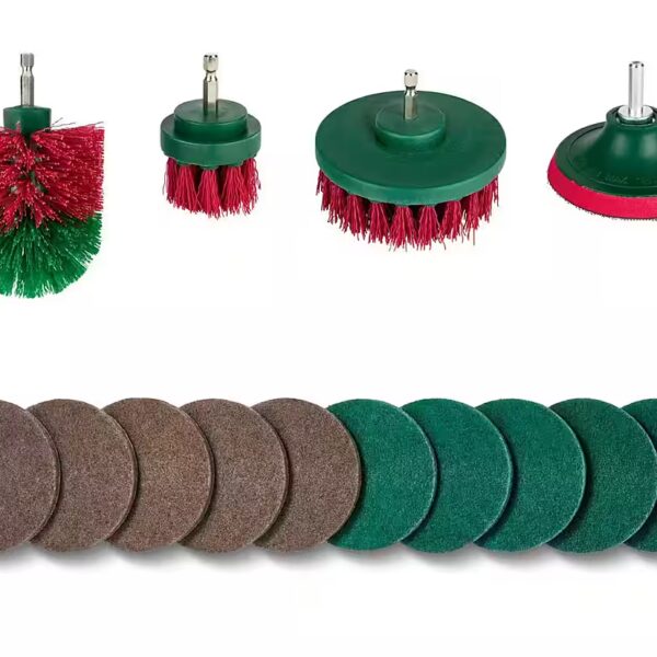 Polishing Pad Brush Set and Polishing Pads for Cordless Screwdrivers Cleaning Set