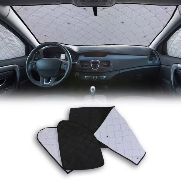 Magnetic windshield cover, car thermal sunshade for VW Transporter T5 2003-2015