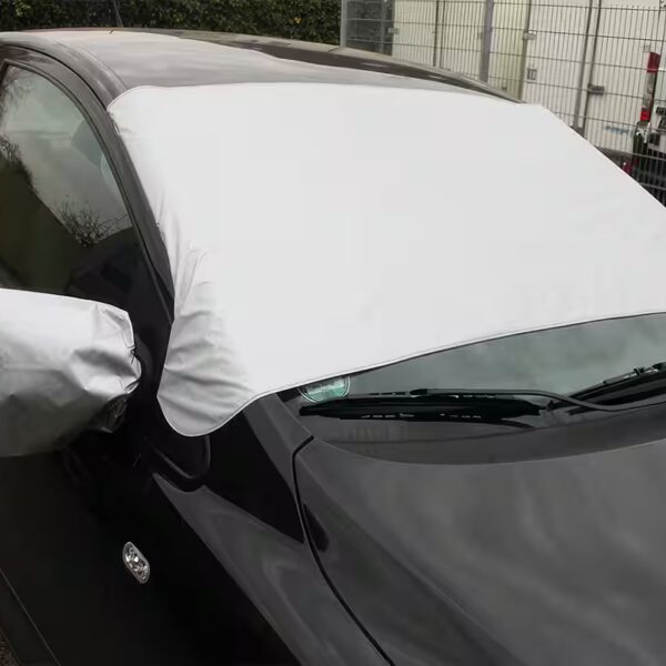 Windscreen cover (3-piece set), heat shield, frost protection, exterior mirror sunshade, protective cover