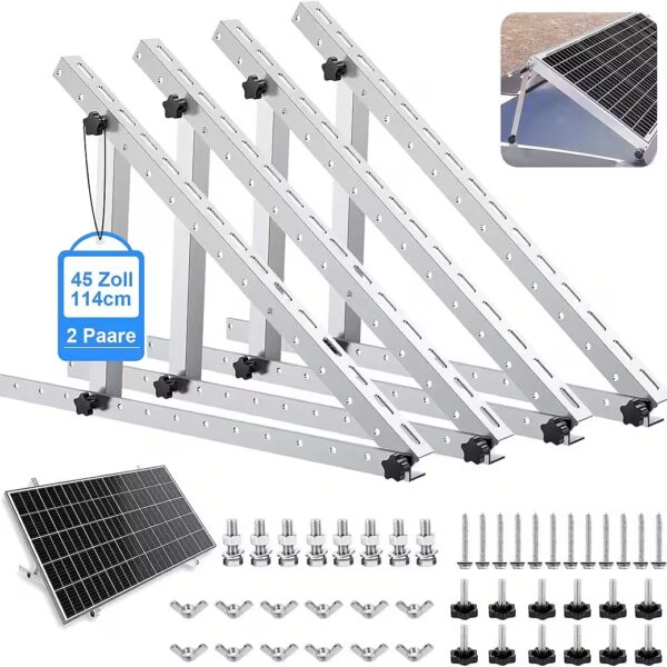 Solar system 4X PV bracket 114cm solar module balcony power plant