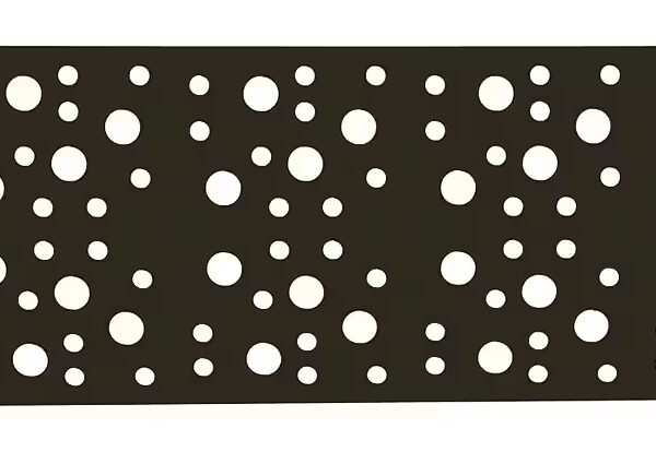 Floraworld privacy film, privacy strips, decorative circles, 201.5