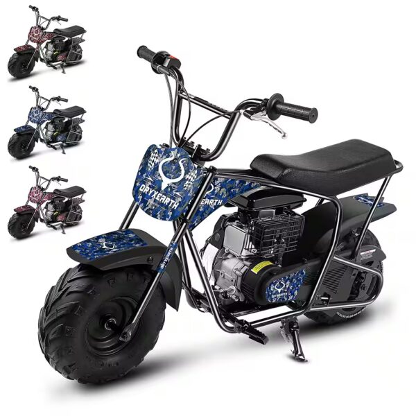 Dirt Bike Pocket Bike Minicross 105cc 20km/h Gas-Powered Off-Road Motorcycle