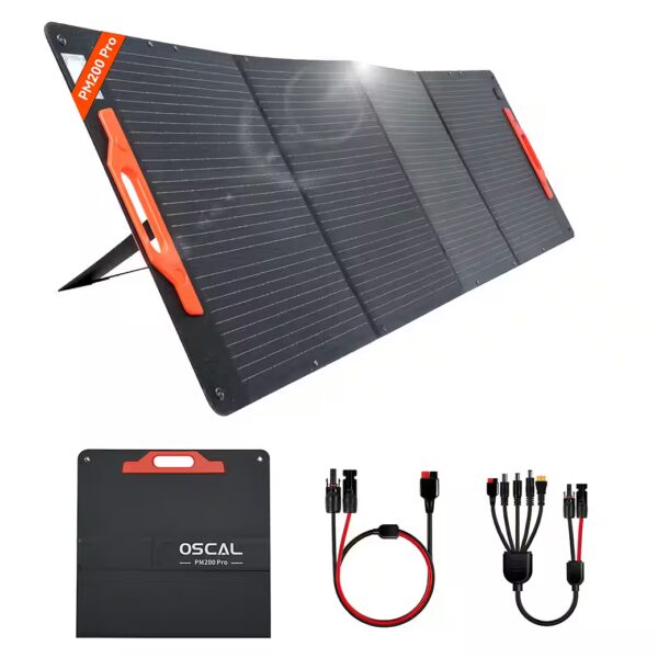OSCAL PM400 Pro Solar System Foldable Solar Panel 400W Balcony Power Plant 400W