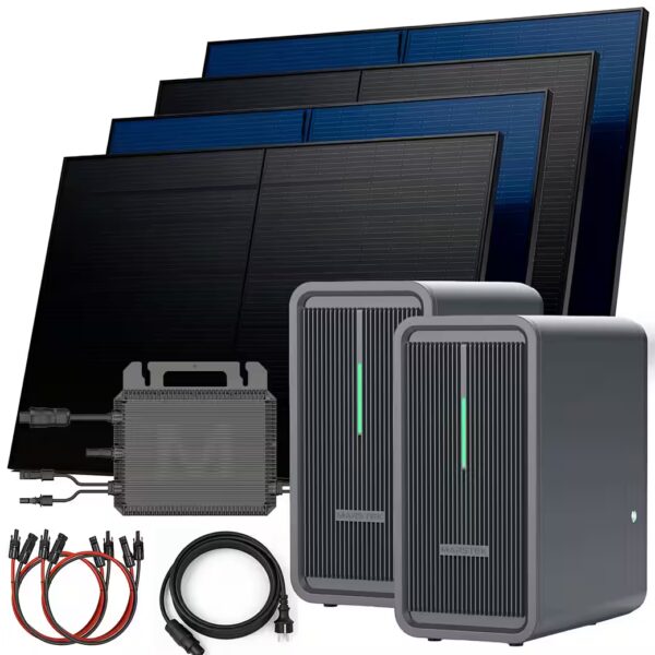 Balcony power plant 2000W with 4.48 kWh storage MARSTEK 2x B2500-D