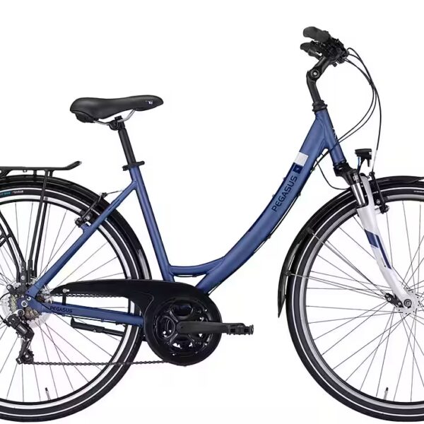 Pegasus Piazza 21 Women's Trekking Bike, Dark Blue, 2026