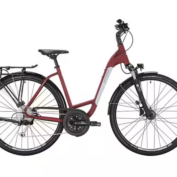 VICTORIA Trekking Bike "Trekking 6.7" Model 22, Wave, 28", wine red matt