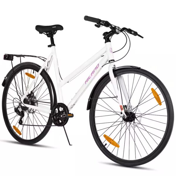 City bike 700C men's women's student aluminum alloy commuter city bike