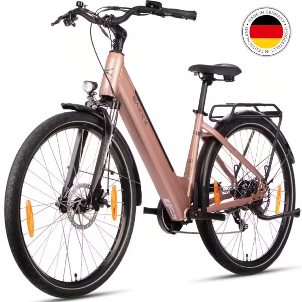 E-bike city bike, 28-inch electric bicycle for women, 468Wh, frame size: 45cm, max. 100km range