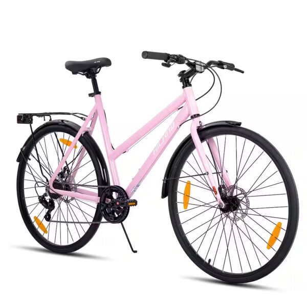 City bike 700C men's women's student aluminum alloy commuter city bike