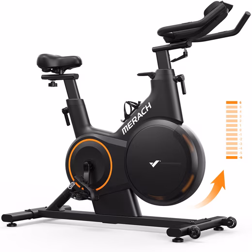 Home trainer exercise bike, magnetic fitness bike with APP for home