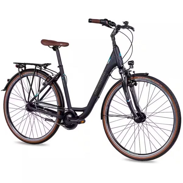 Women's LS City Bike 28 inch City Bike CI.2820W 7-speed Shimano NEXUS derailleur, internal hub gears, matte black - frame sizes 45 cm 50 cm » 2026 model year