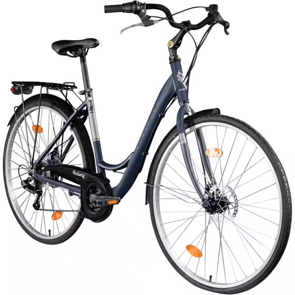 City bike Railway 18-speed Shimano TY21 derailleur, derailleur gears, Dutch-style women's bicycle, 28" bicycle, women's city bike, 155-170cm, 18 gears