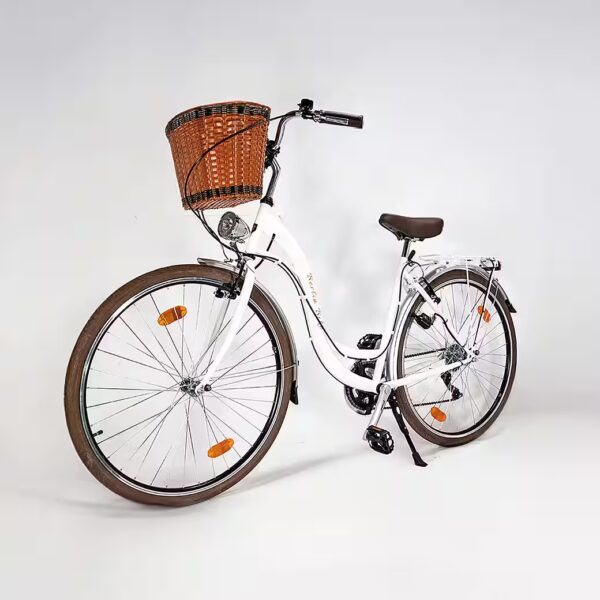 Bella City Bike – 28-inch Women's Bicycle with Dynamo & Basket, Stylish & Practical
