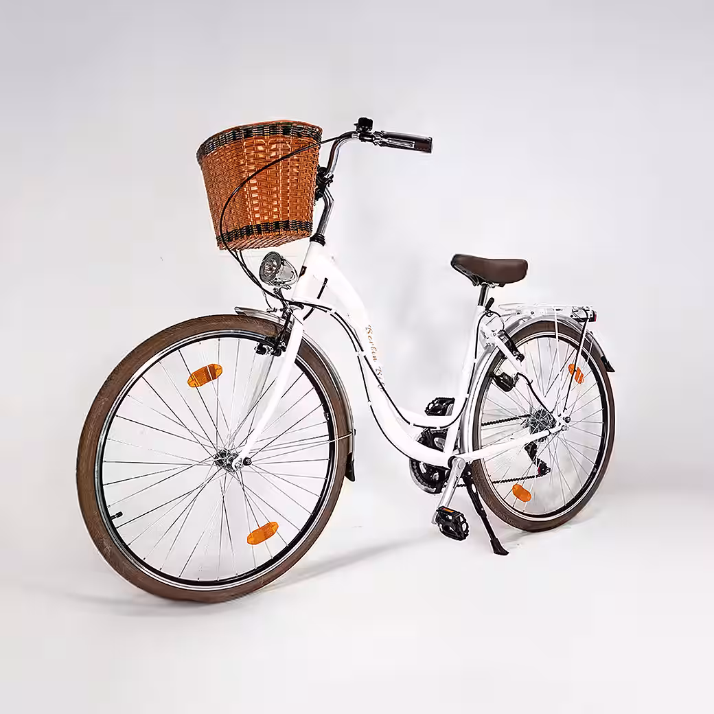 Bella City Bike – 28-inch Women's Bicycle with Dynamo & Basket, Stylish & Practical
