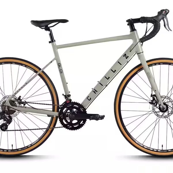 CHILLIZ Gravel Bike 28 inch GL.01 grey 14-speed Shimano gears