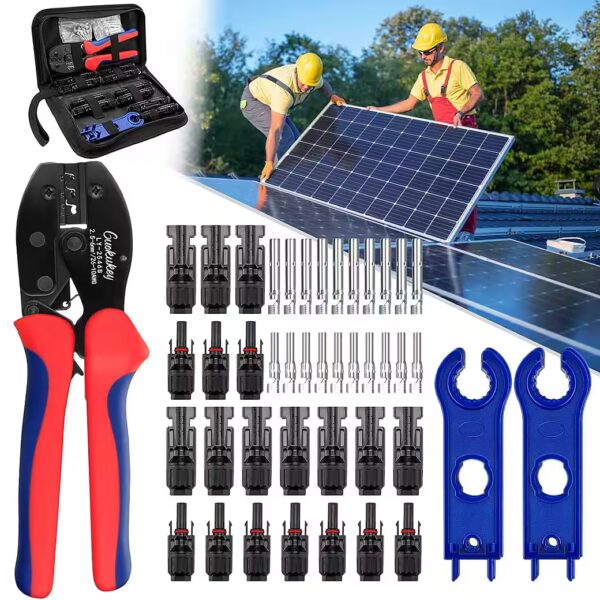 Solar system 10 pairs MC4 solar cable connectors solar panel MC4 connectors male/female