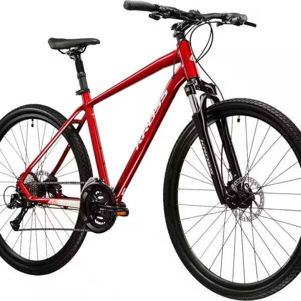 Evado 4.0 cross bike 18-speed Shimano ACERA M3020 derailleur, chain drive