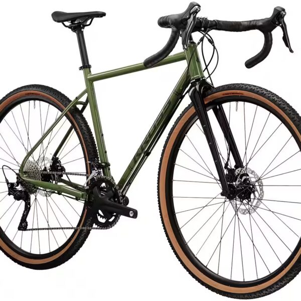 KROSS Esker 4.0 28" green gravel bike 20-speed Shimano GRX RX400 rear derailleur, derailleur gears