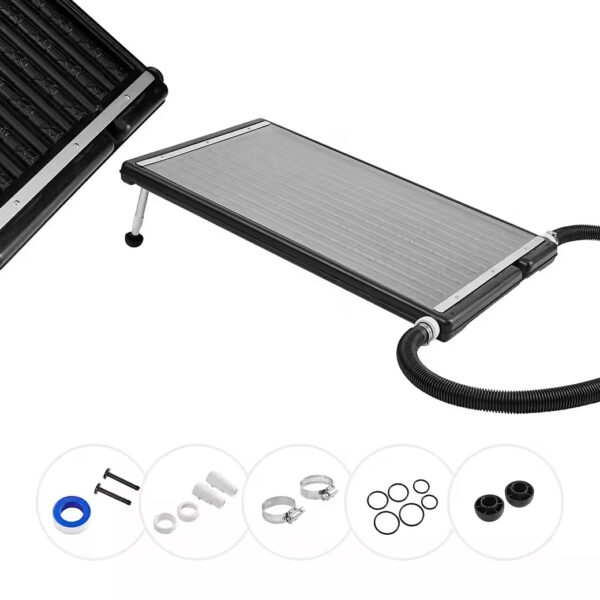 Solar absorber, solar mat, pool, solar heating, pool heater, solar heating