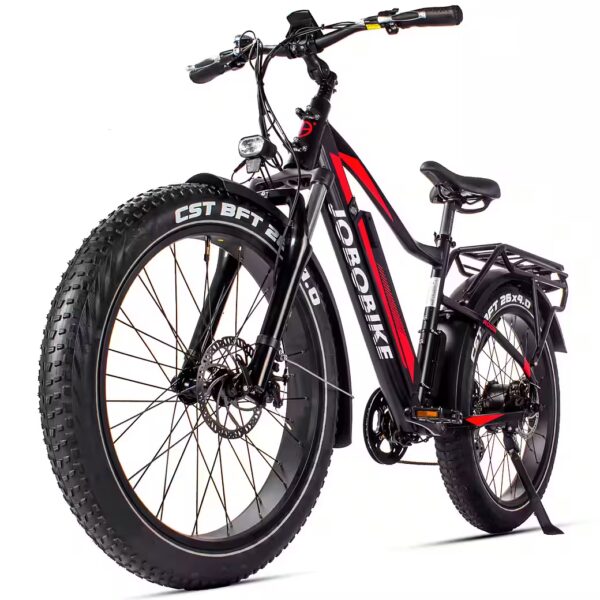 E-Bike Mountain Bike 26x4 inch for men and women, Robin Mountain Bike 624Wh, max. 100km 7-speed Shimano, derailleur gears, rear motor, 624 Wh battery (load capacity: 130 kg, aluminum frame, removable battery), hydraulic disc brakes, pedelec MTB with fat tires, 5 assistance levels