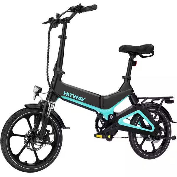 16-inch Electric Folding Bike for Women and Men with 36V 7.8Ah Battery