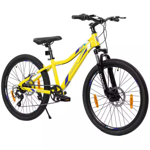 Mountain bike 24 inch boys girls children's bike 6 speed gears derailleur gears