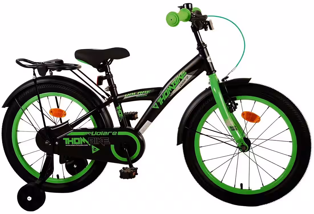 Children's bicycle 18 inch, boys' bicycle, kids' bike, bike, TB green 21794